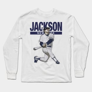 Reggie Jackson New York Mr. October Long Sleeve T-Shirt